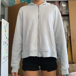 periwinkle crystal hoodie:)